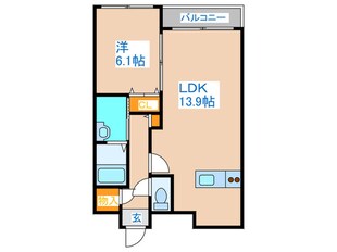 Ｋ１３の物件間取画像